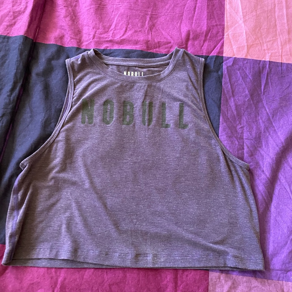 NoBull Purple Muscle Crop Top